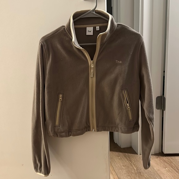 Aritzia TNA fleece zip-up - Picture 1 of 4